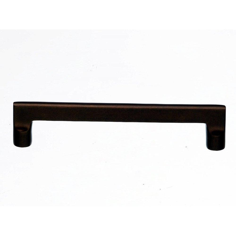 Top Knobs M1368 Aspen Flat Sided Pull 6" - Mahogany Bronze