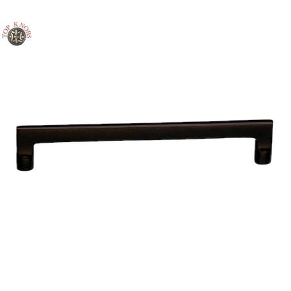 Top Knobs M1373 Aspen Flat Sided Pull 9" - Mahogany Bronze