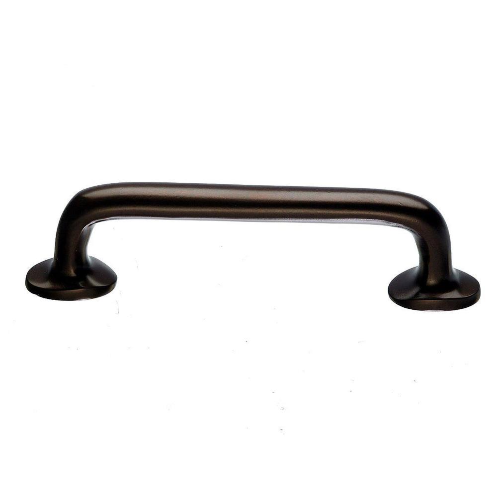 Top Knobs M1388 Aspen Rounded Pull 4" - Mahogany Bronze