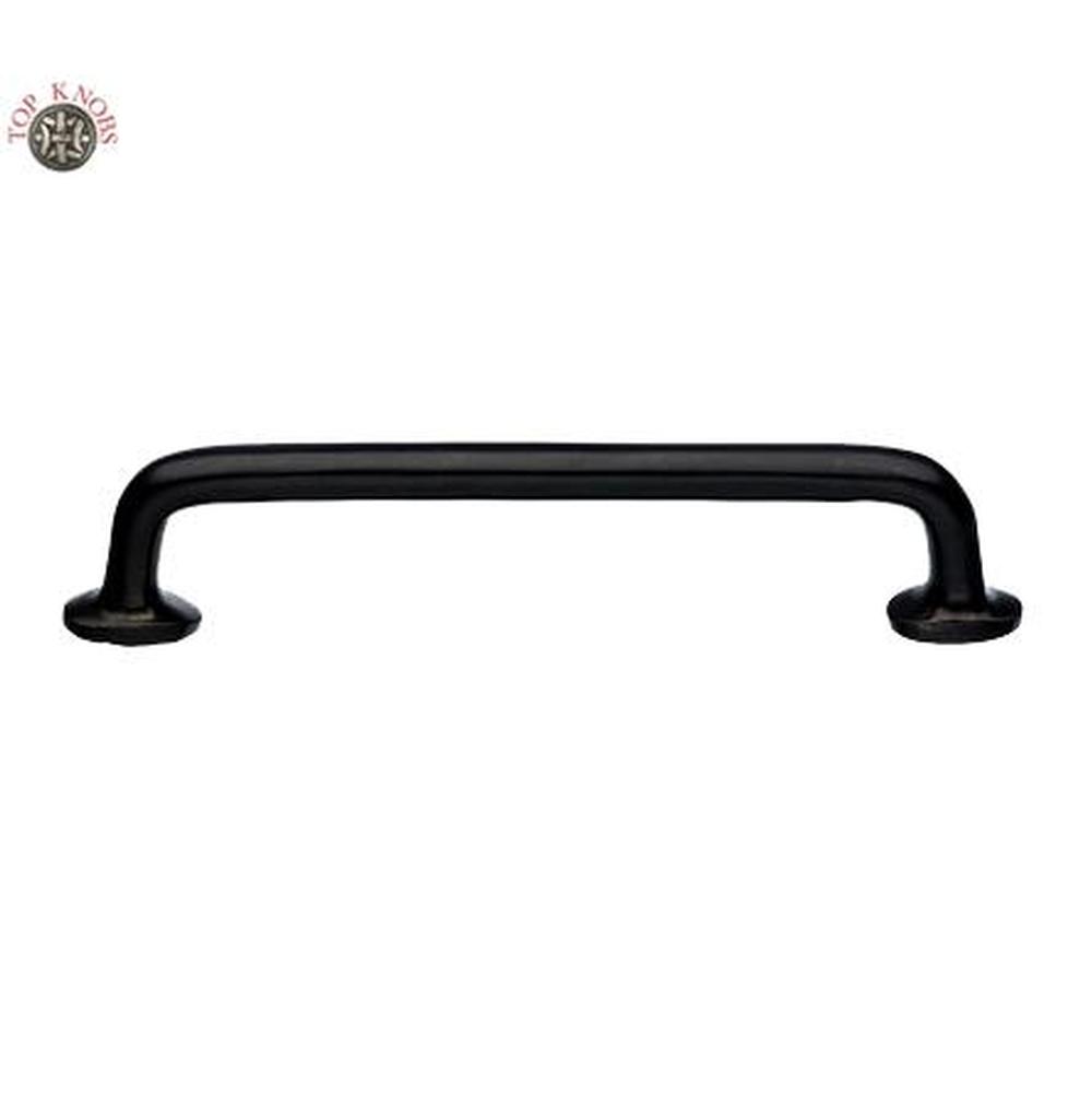 Top Knobs M1392 Aspen Rounded Pull 6" - Medium Bronze