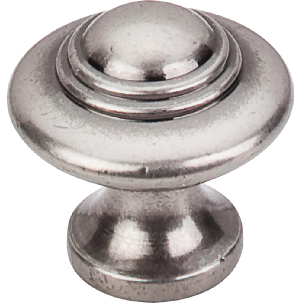 Top Knobs M14 Ascot Knob 1 1/4" - Pewter Antique