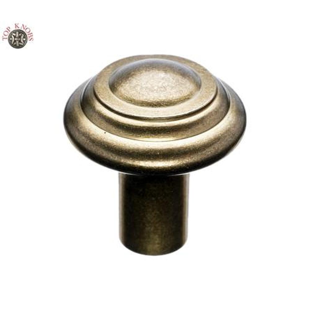Top Knobs M1471 Aspen Button Knob 1 1/4" - Light Bronze