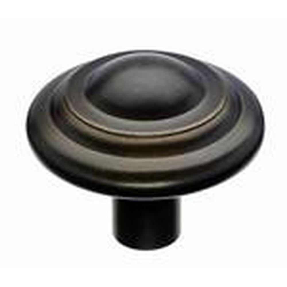 Top Knobs M1477 Aspen Button Knob 1 3/4" - Medium Bronze