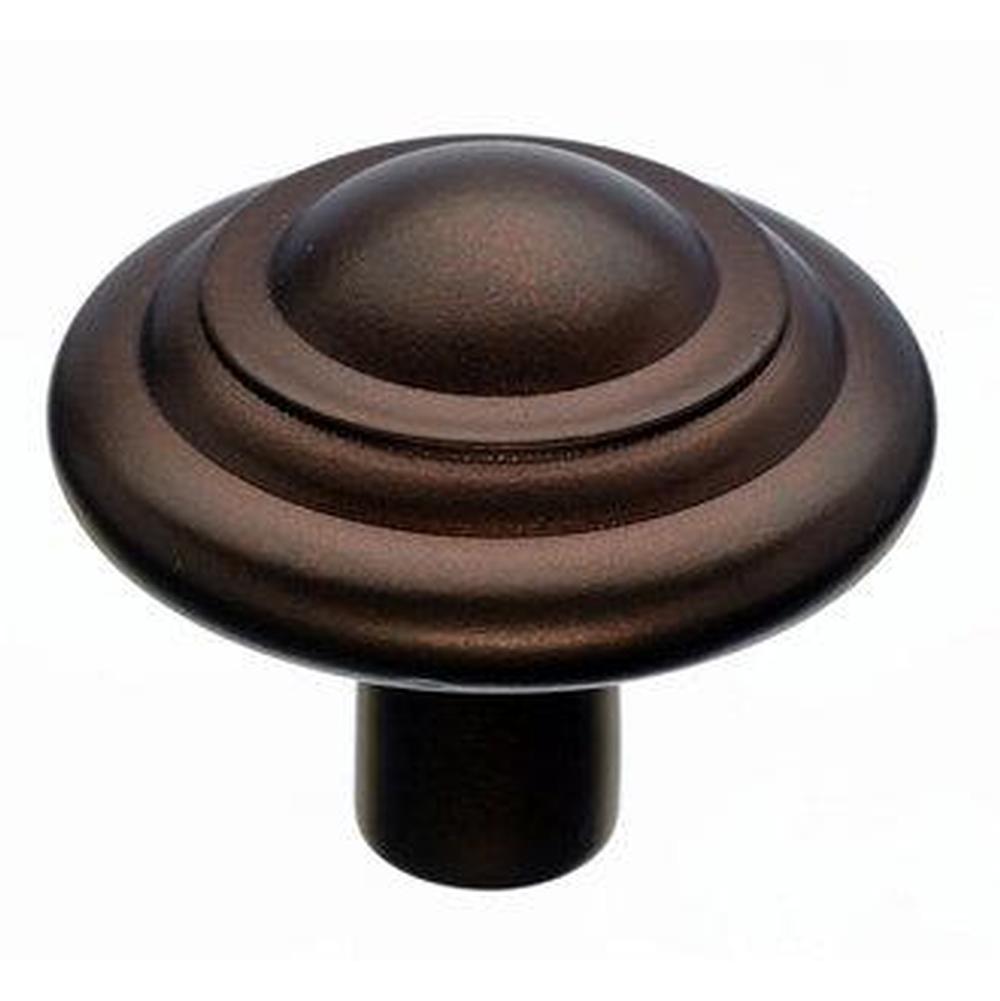 Top Knobs M1478 Aspen Button Knob 1 3/4" - Mahogany Bronze