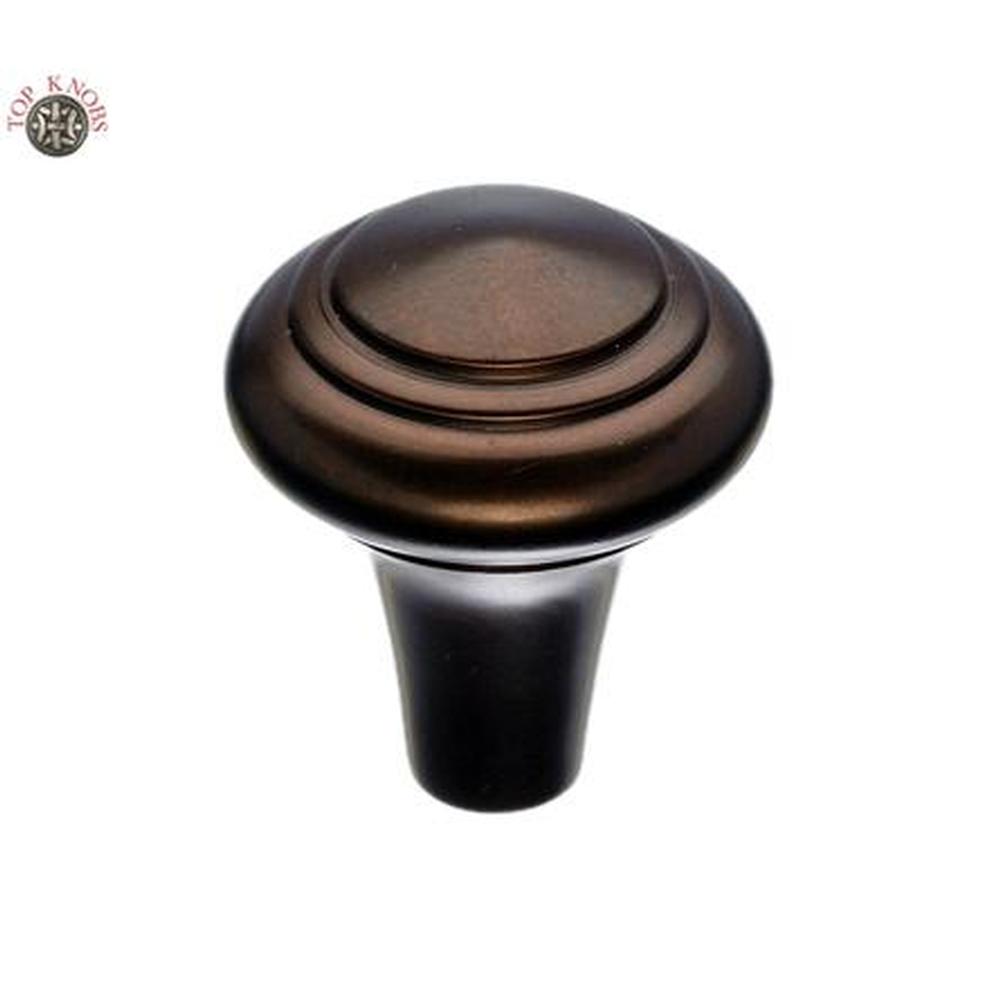 Top Knobs M1483 Aspen Peak Knob 1" - Mahogany Bronze