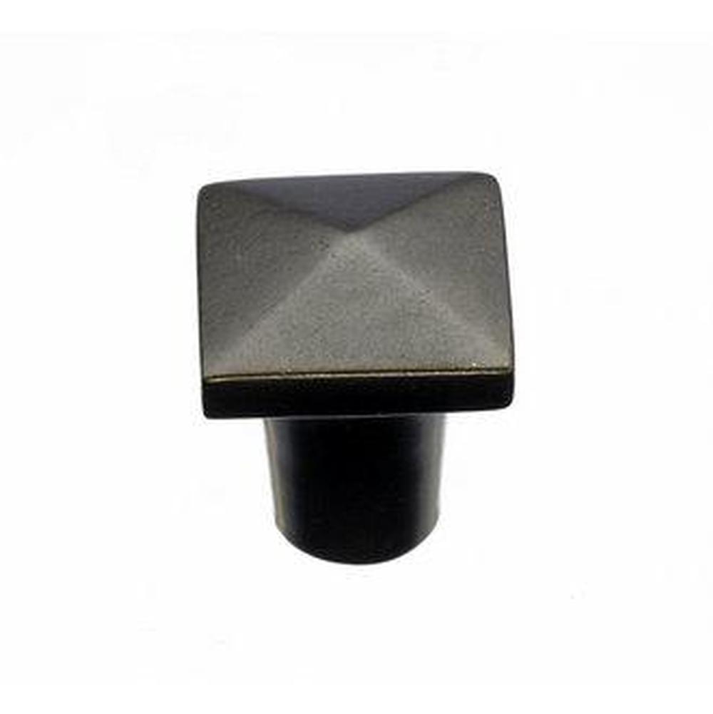 Top Knobs M1507 Aspen Square Knob 3/4" - Medium Bronze