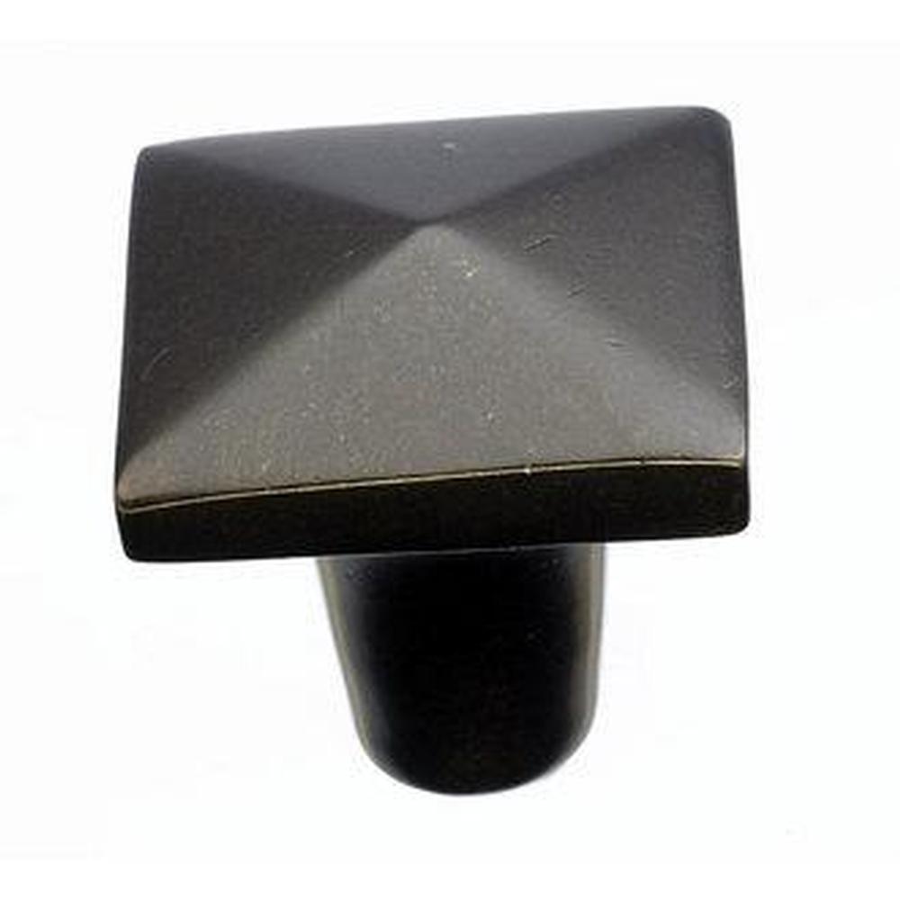 Top Knobs M1517 Aspen Square Knob 1 1/4" - Medium Bronze