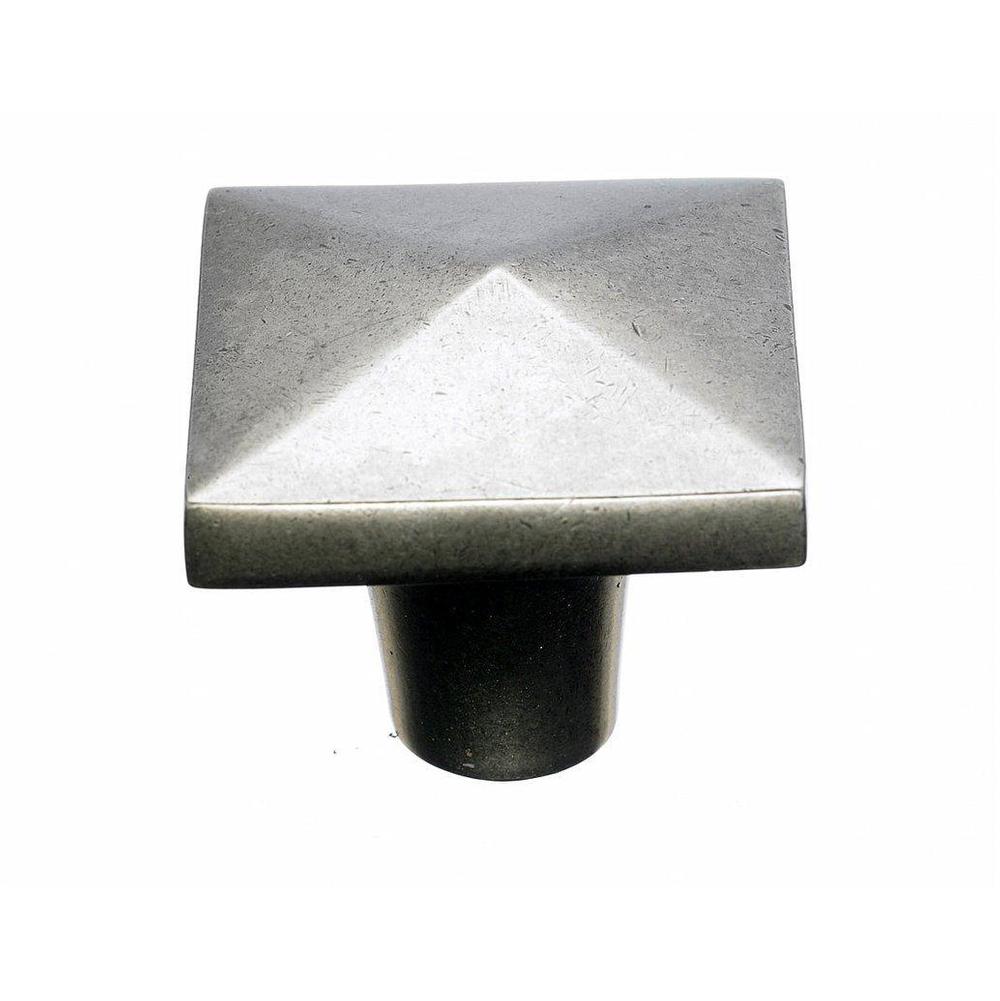 Top Knobs M1520 Aspen Square Knob 1 1/2" - Silicon Bronze Light