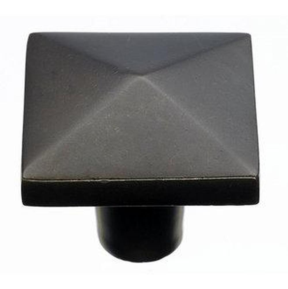 Top Knobs M1522 Aspen Square Knob 1 1/2" - Medium Bronze
