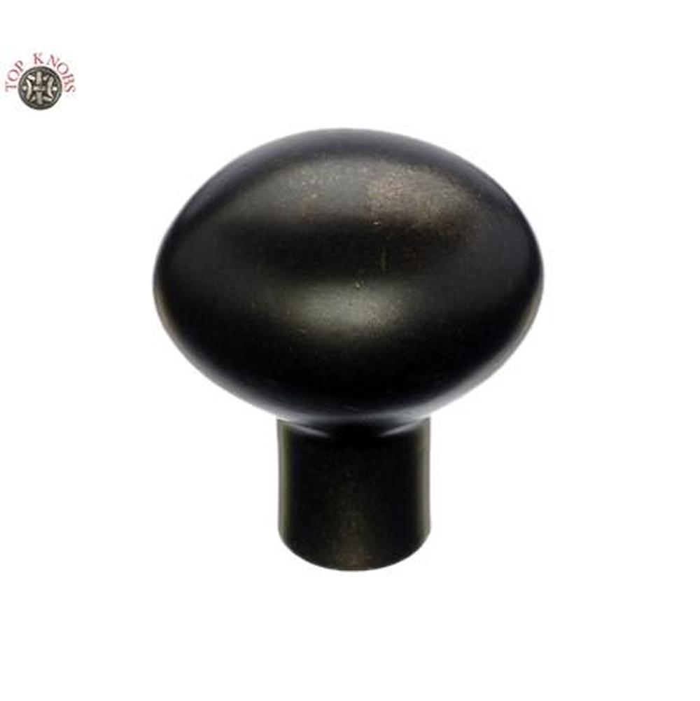 Top Knobs M1527 Aspen Egg Knob Small 1 3/16" - Medium Bronze