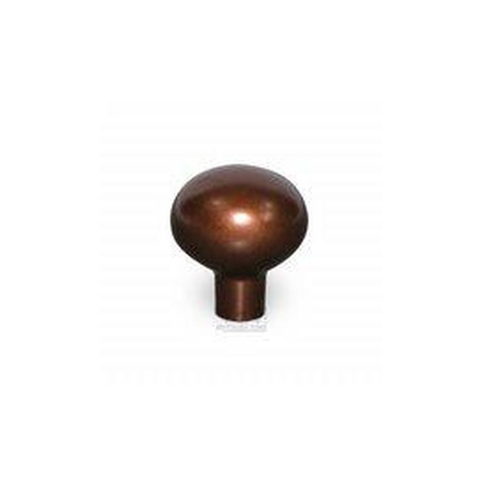 Top Knobs M1528 Aspen Egg Knob Small 1 3/16" - Mahogany Bronze