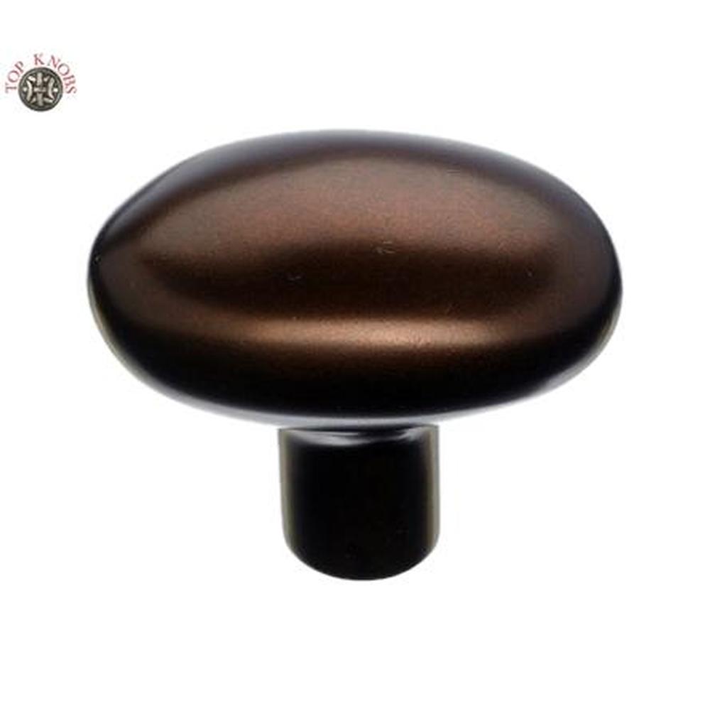 Top Knobs M1538 Aspen Potato Knob Small 1 9/16" - Mahogany Bronze