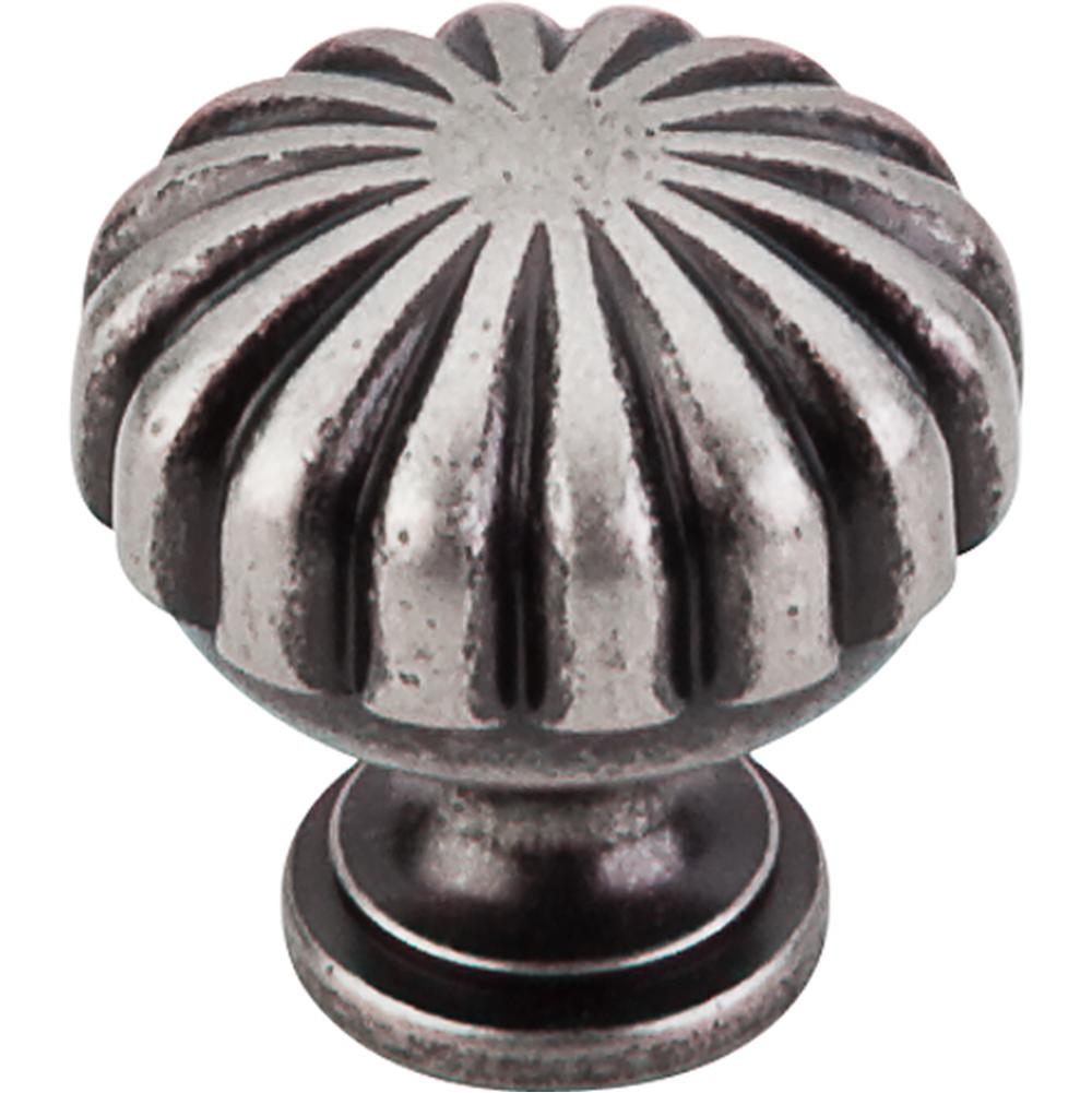 Top Knobs M1596 Melon Knob 1 1/4" - Pewter Antique