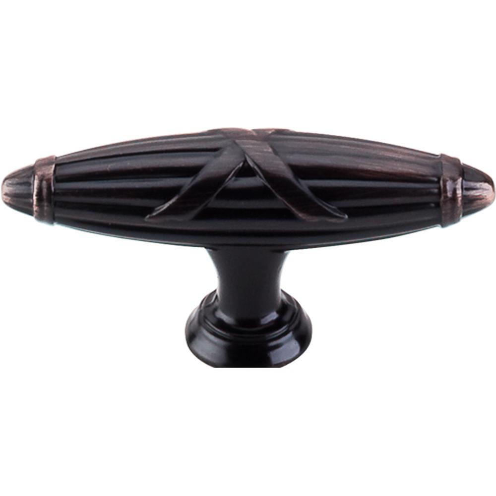 Top Knobs M1646 Ribbon & Reed T-Pull 2 3/4" - Tuscan Bronze