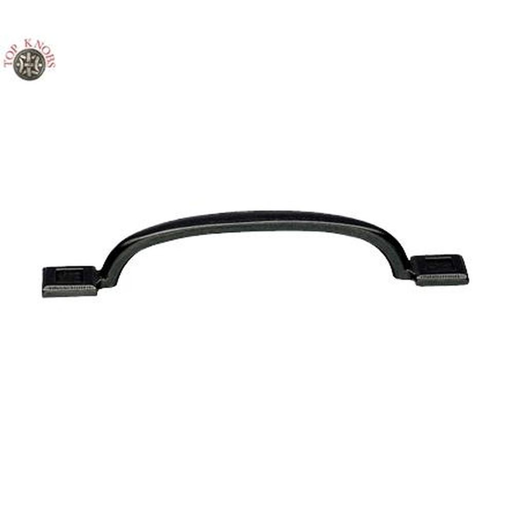 Top Knobs M1823 Square Inset Pull 5 1/16" - Cast Iron
