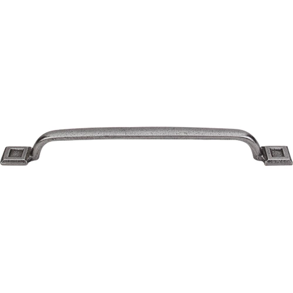 Top Knobs M1824 Square Inset Pull 8" - Cast Iron