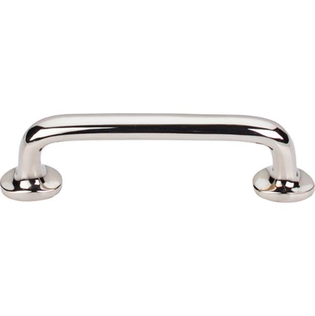 Top Knobs M1987 Aspen II Rounded Pull 4 Inch (c-c) - Polished Nickel