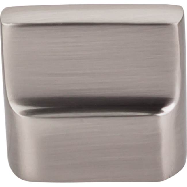 Top Knobs M2050 Aspen II Flat Sided Knob 7/8 Inch (c-c) - Brushed Satin Nickel