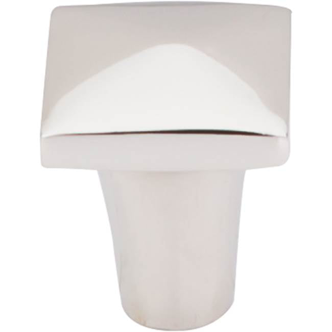 Top Knobs M2056 Aspen II Square Knob 7/8 Inch - Polished Nickel