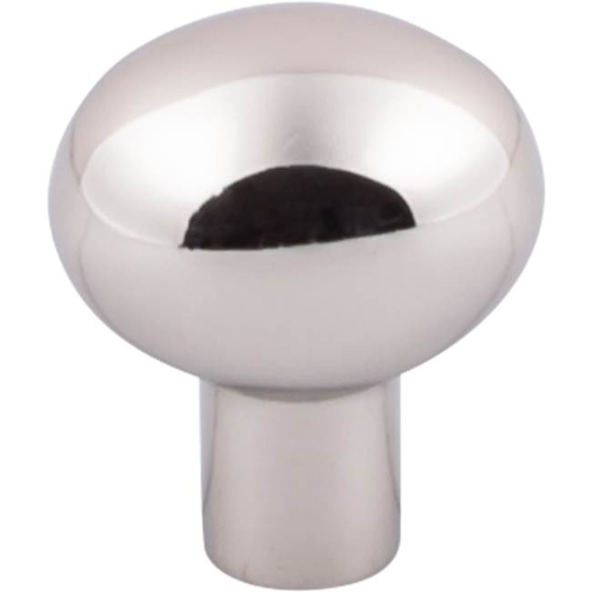 Top Knobs M2065 Aspen II Small Egg Knob 1 3/16 Inch - Polished Nickel