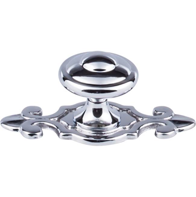 Top Knobs M2134 Canterbury Knob 1 1/4 Inch w/Backplate