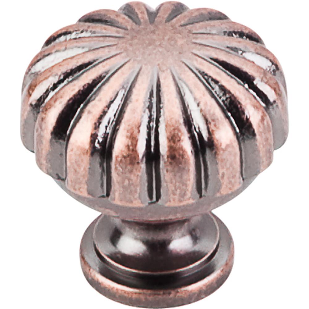 Top Knobs M323 Melon Knob 1 1/4" - Antique Copper