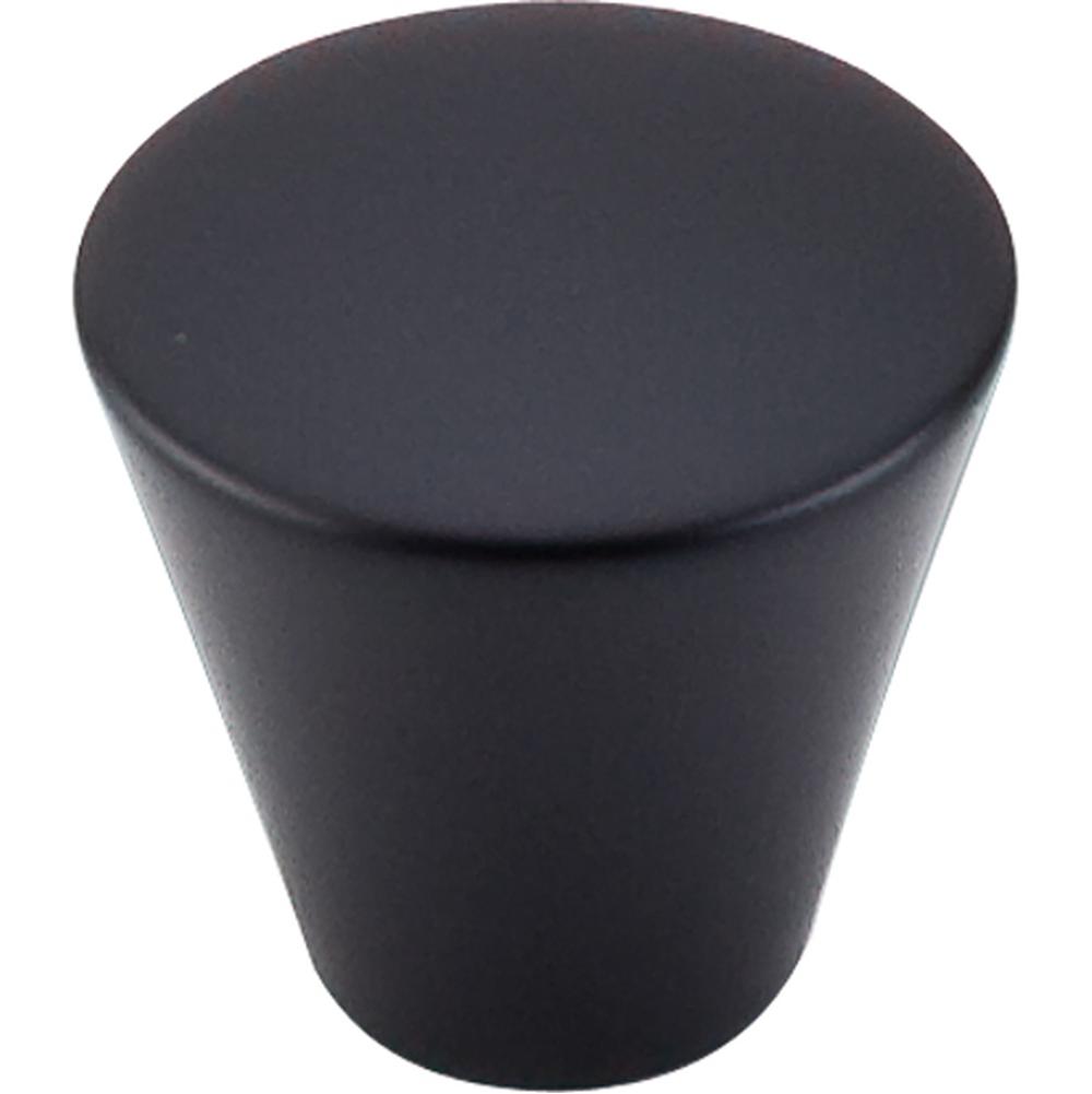 Top Knobs M373 Cone Knob 1 1/16" - Flat Black