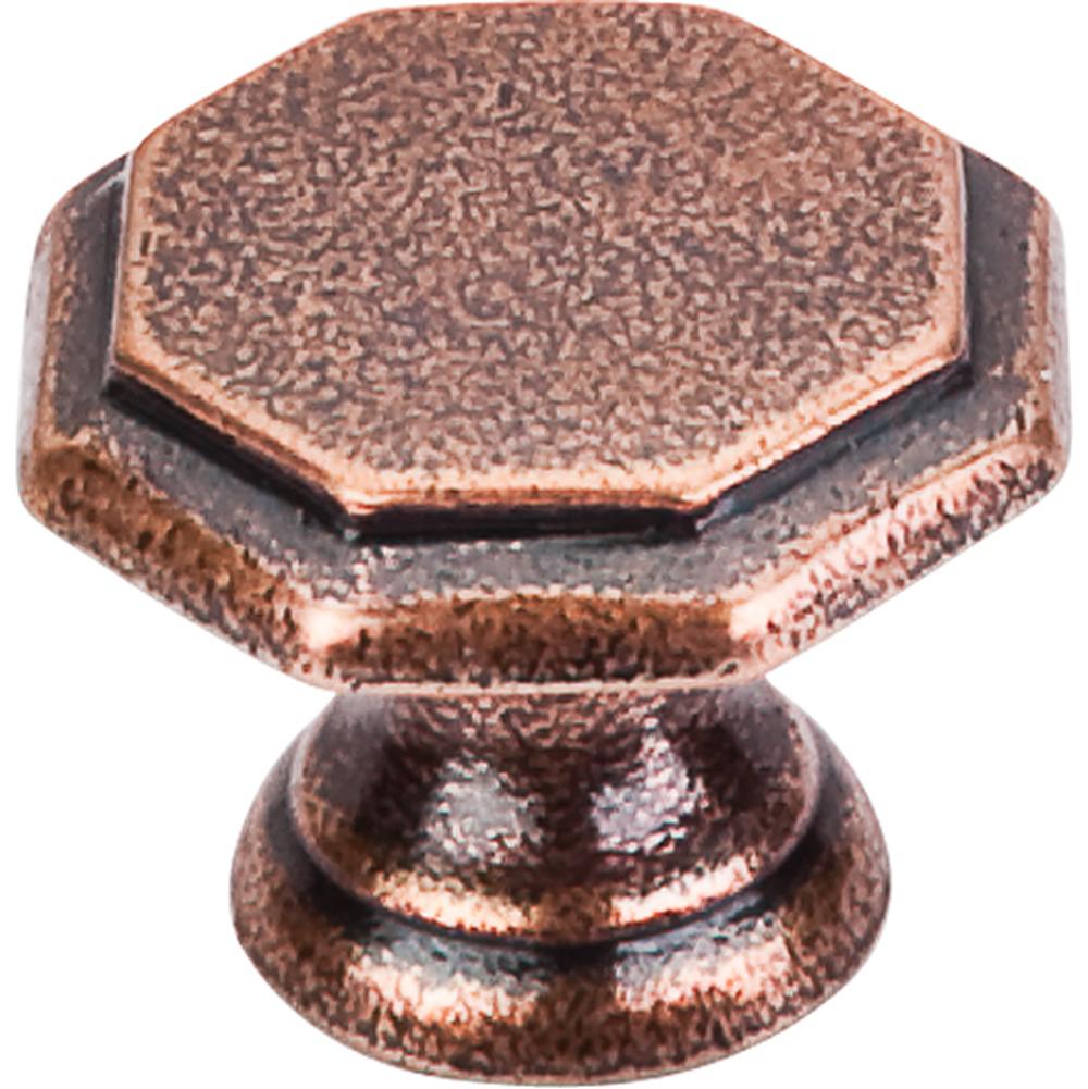 Top Knobs M7 Devon Knob 1 1/4" - Old English Copper