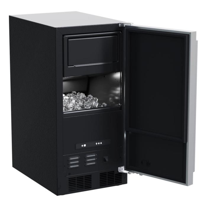 Marvel MACL215-SS01B 15" Low Profile ADA Clear Ice Machine, 39 lb/Day, Stainless Solid Door - view 2