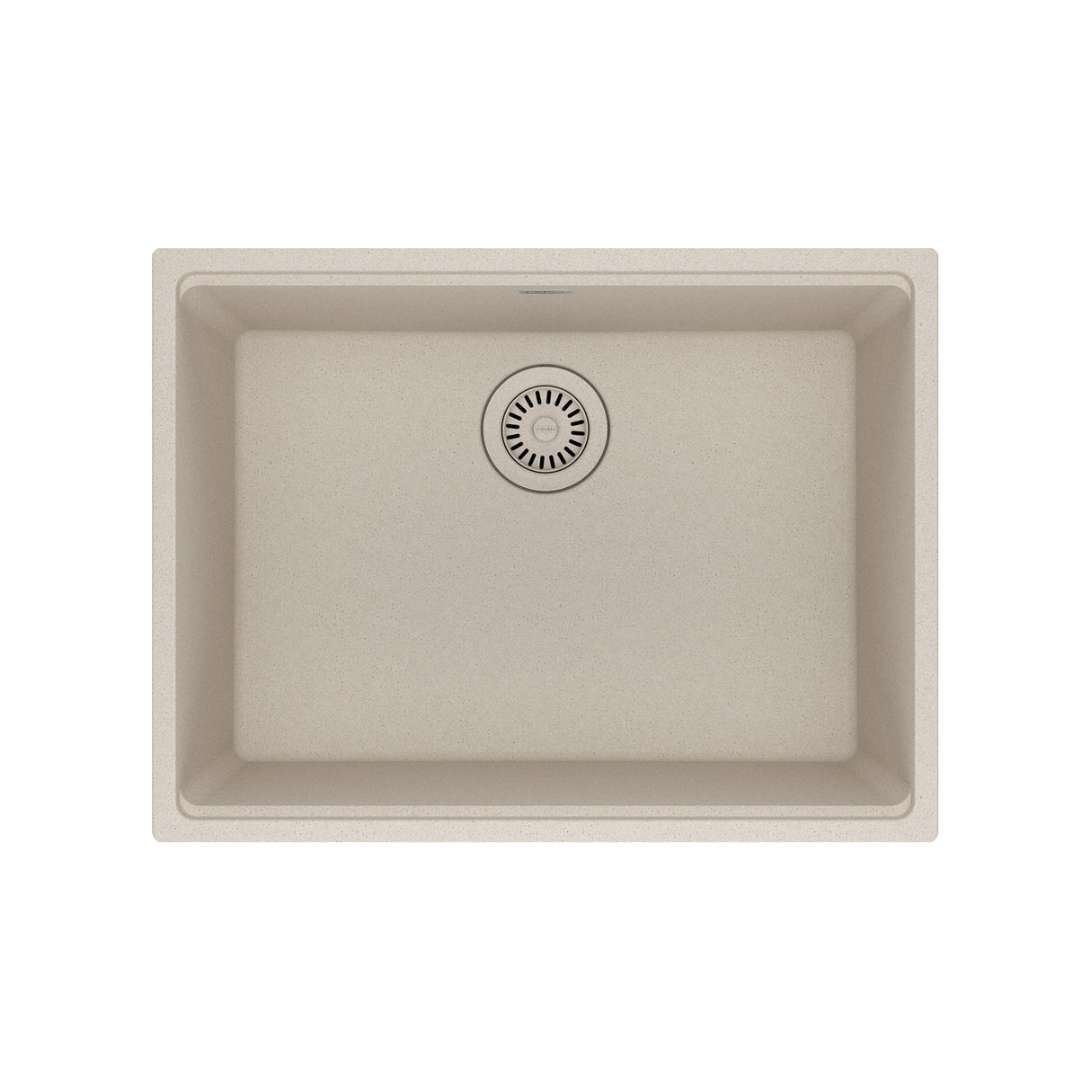 FRANKE MAG11023-CHA Maris Undermount 25-in x 18.94-in Granite Single Bowl Kitchen Sink in Champagne In Champagne