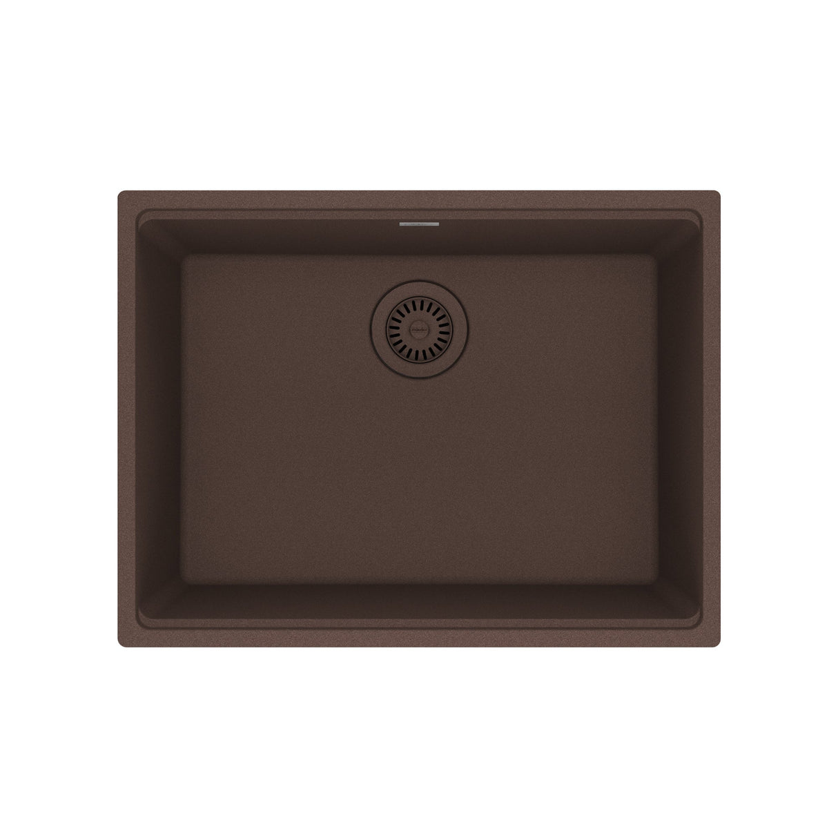 FRANKE MAG11023-MOC Maris Undermount 25-in x 18.94-in Granite Single Bowl Kitchen Sink in Mocha In Mocha