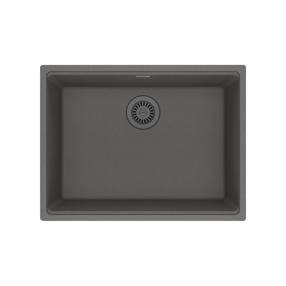 FRANKE MAG11023-SHG Maris Undermount 25-in x 18.94-in Granite Single Bowl Kitchen Sink in Stone Grey In Stone Grey