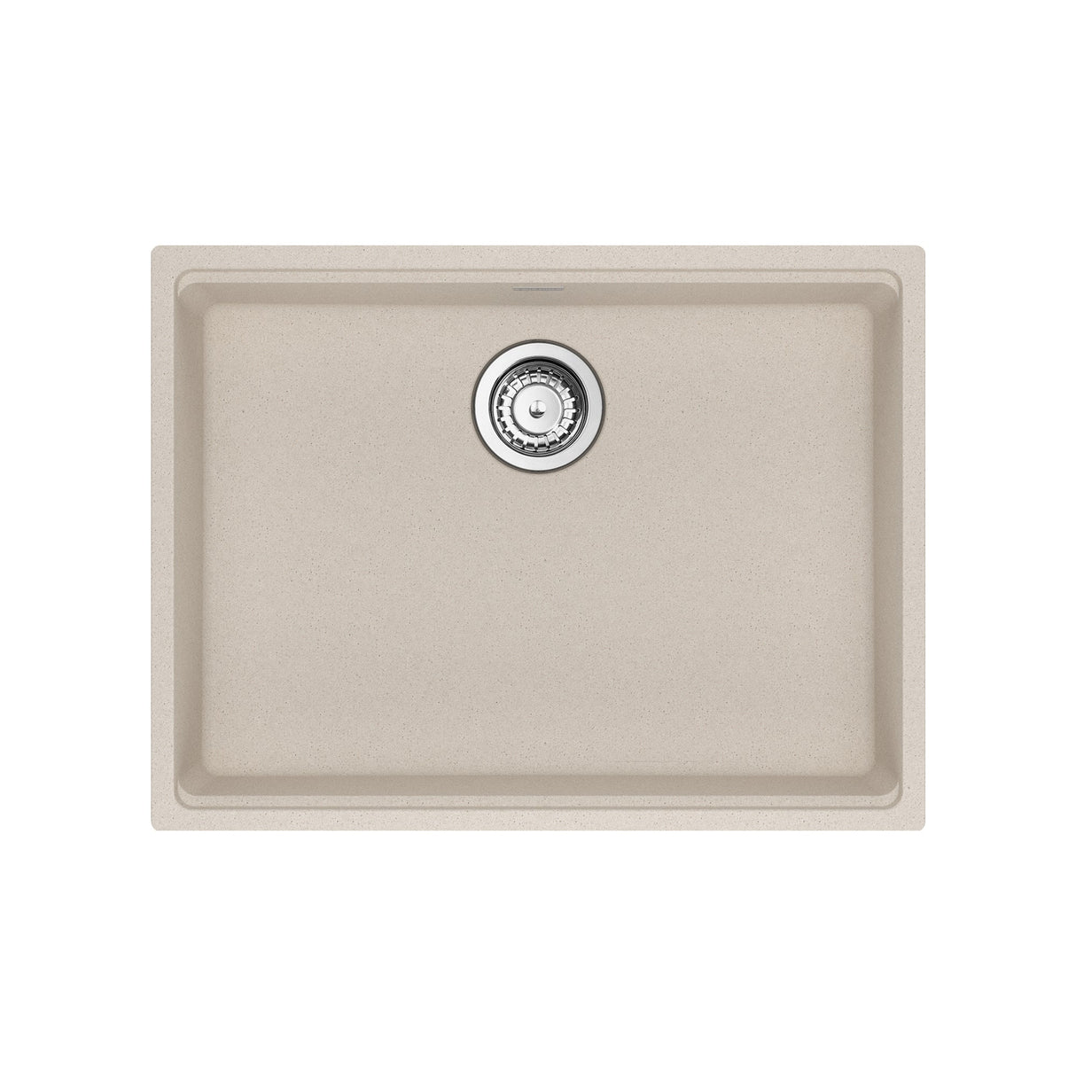 FRANKE MAG11023ADA-CHA-S Maris Undermount 25-in x 18.94-in Granite ADA Single Bowl Sink in Champagne In Champagne