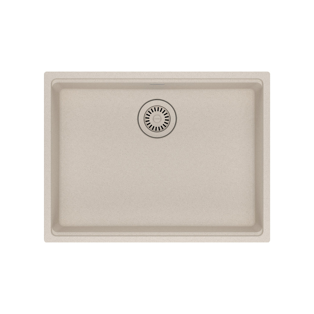 FRANKE MAG11023ADA-CHA Maris Undermount 25-in x 18.94-in Granite ADA Single Bowl Sink in Champagne In Champagne