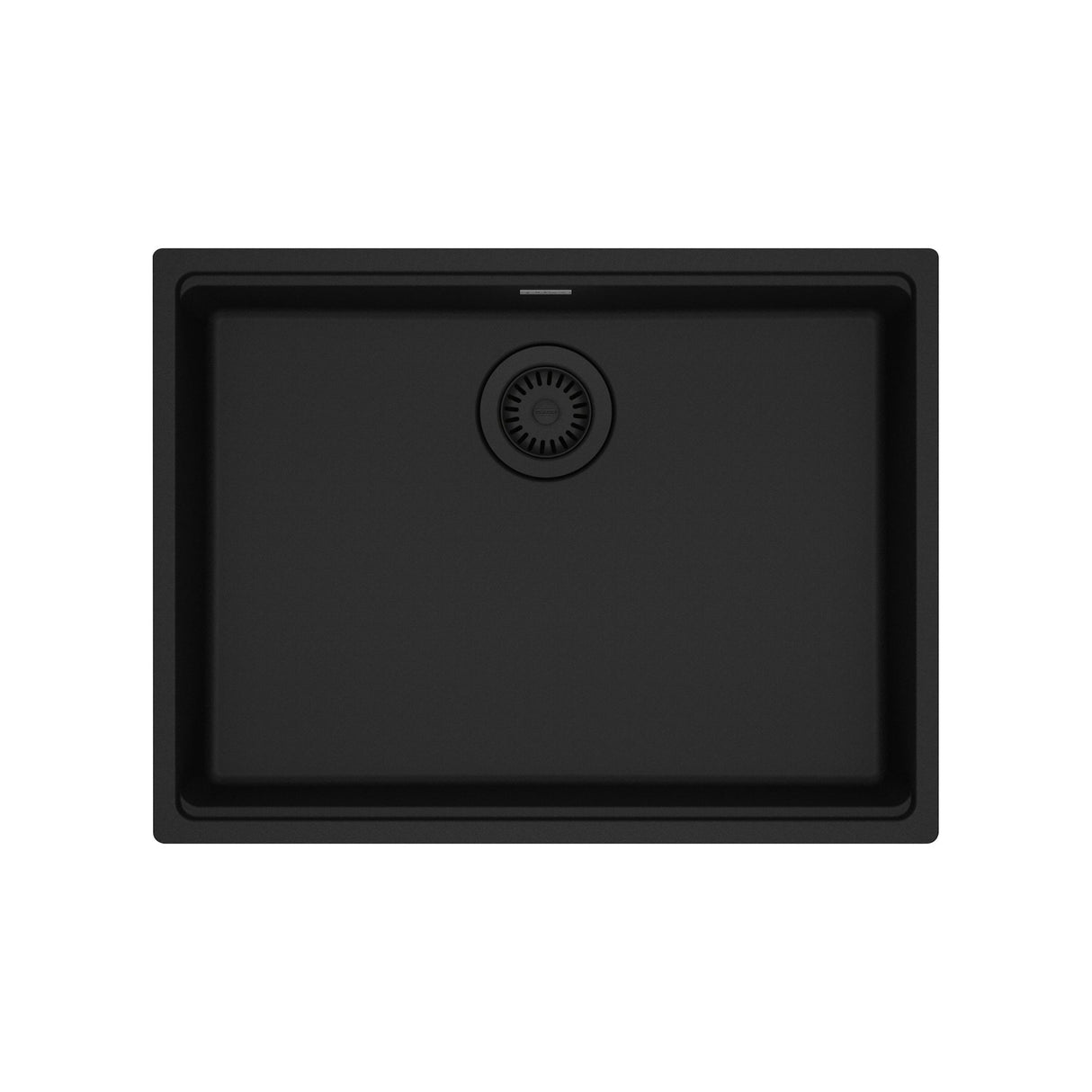 FRANKE MAG11023ADA-MBK Maris Undermount 25-in x 18.94-in Granite ADA Single Bowl Sink in Matte Black In Matte Black