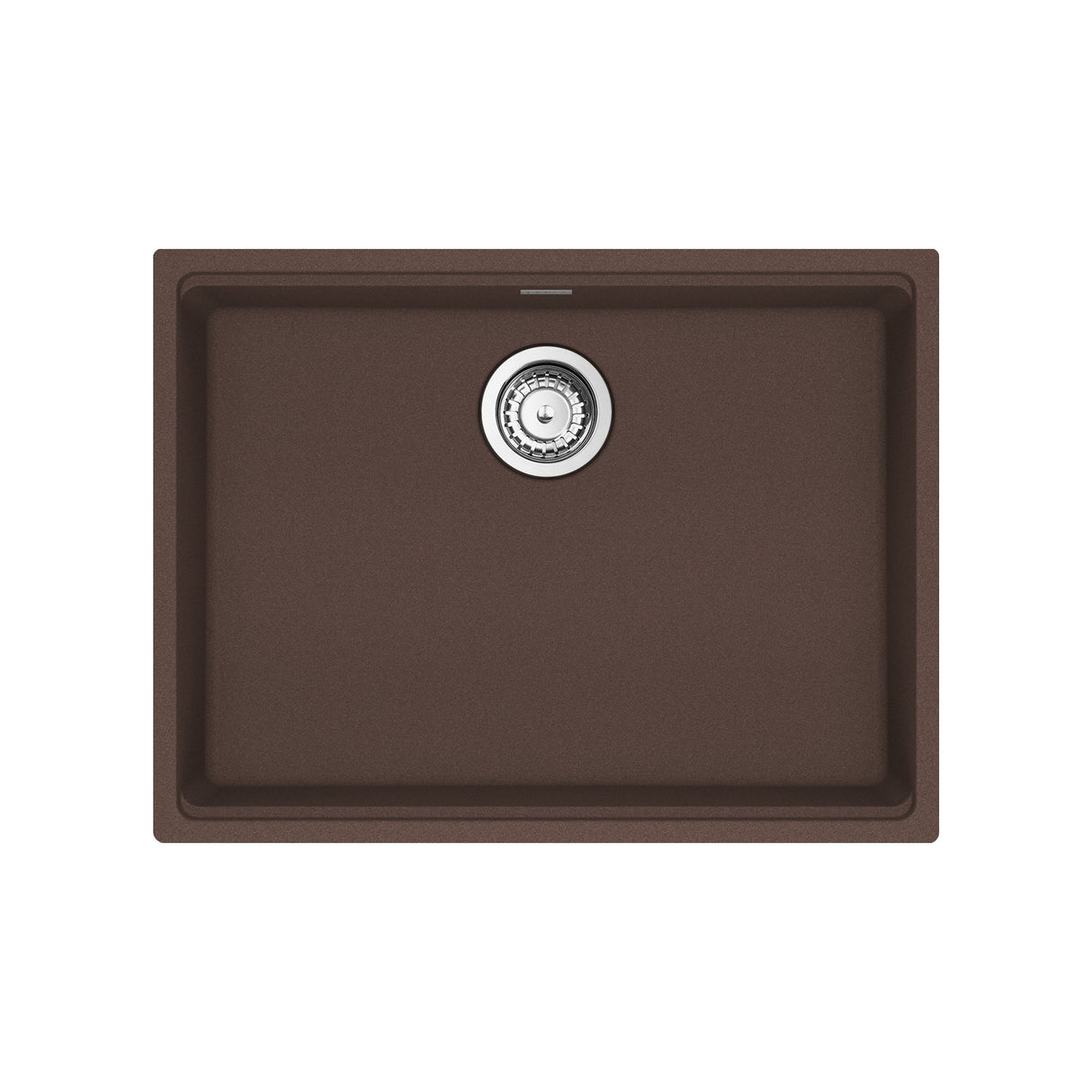 FRANKE MAG11023ADA-MOC-S Maris Undermount 25-in x 18.94-in Granite ADA Single Bowl Sink in Mocha In Mocha