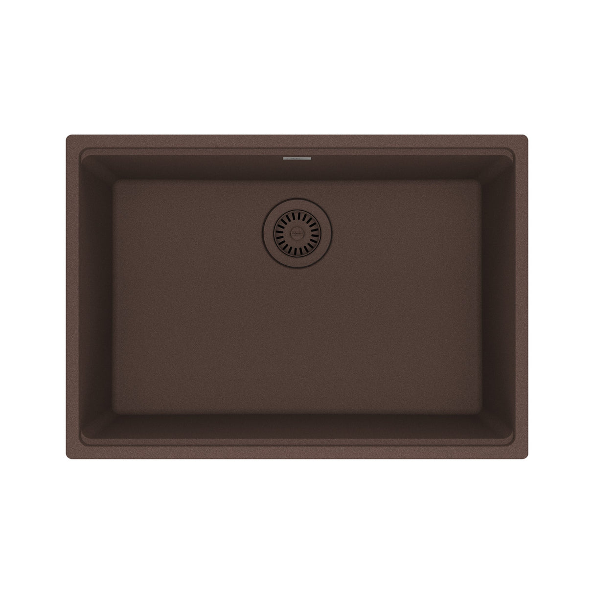 FRANKE MAG11025-MOC Maris Undermount 27-in x 19-in Granite Single Bowl Kitchen Sink in Mocha In Mocha