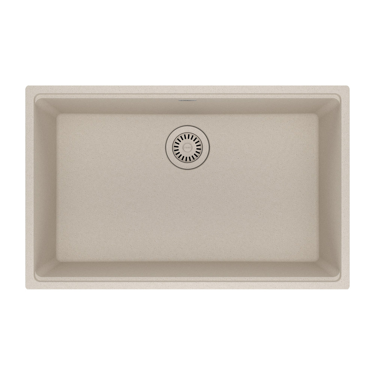 FRANKE MAG11028-CHA Maris Undermount 33-in x 22-in Granite Single Bowl Kitchen Sink in Champagne In Champagne