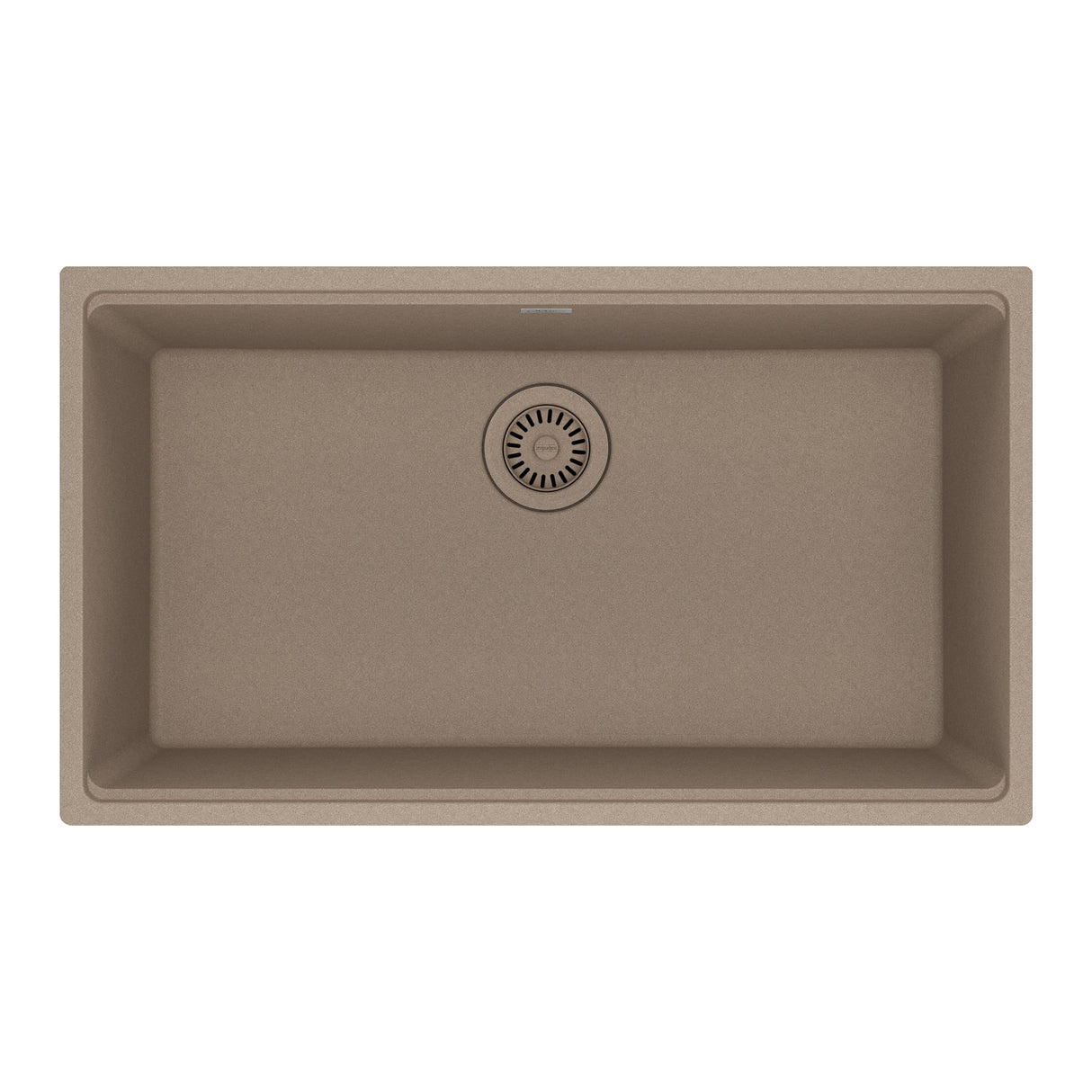 FRANKE MAG11029-OYS Maris Undermount 31-in x 17.81-in Granite Single Bowl Kitchen Sink in Oyster In Oyster