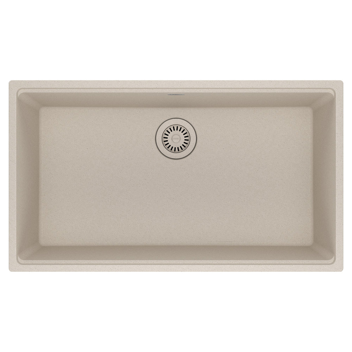 FRANKE MAG11031-CHA Maris Undermount 33-in x 18.94-in Granite Single Bowl Kitchen Sink in Champagne In Champagne