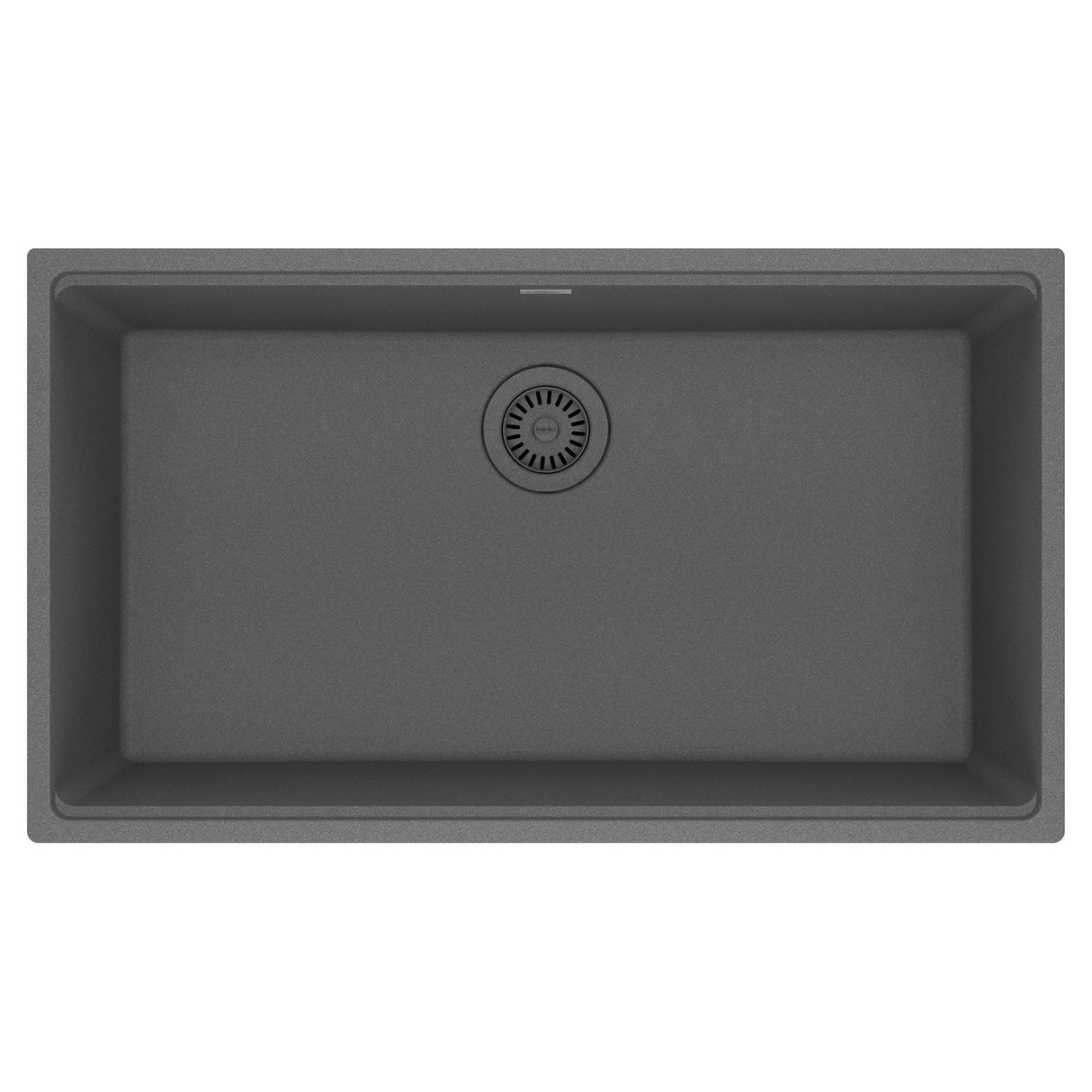 FRANKE MAG11031-SHG Maris Undermount 33-in x 18.94-in Granite Single Bowl Kitchen Sink in Stone Grey In Stone Grey
