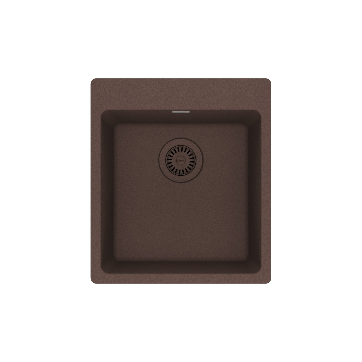 FRANKE MAG61015-MOC Maris Dual Mount 17.31-in x 19.69-in Granite Single Bowl Bar / Prep Sink in Mocha In Mocha