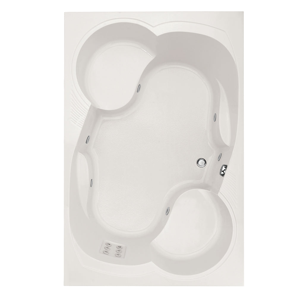 Hydro Systems MAK7548AWP-WHI MAKYLA 7548 AC W/WHIRLPOOL SYSTEM-WHITE