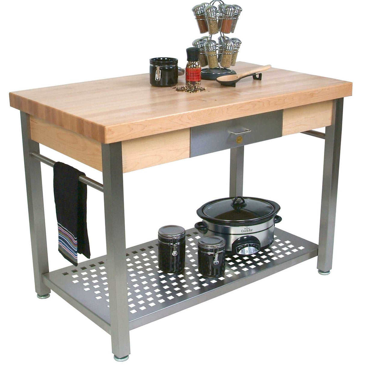 John Boos CUCG11 Cucina Grande Work Table 60x36x35