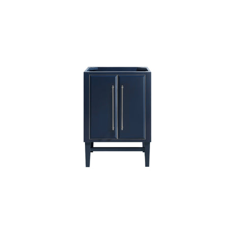 Avanity Mason 24 in. Vanity Only in Navy Blue with Silver Trim