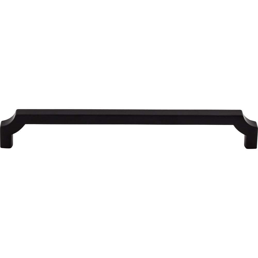 Top Knobs TK3024 Davenport Pull 7 9/16 Inch (c-c) - Flat Black