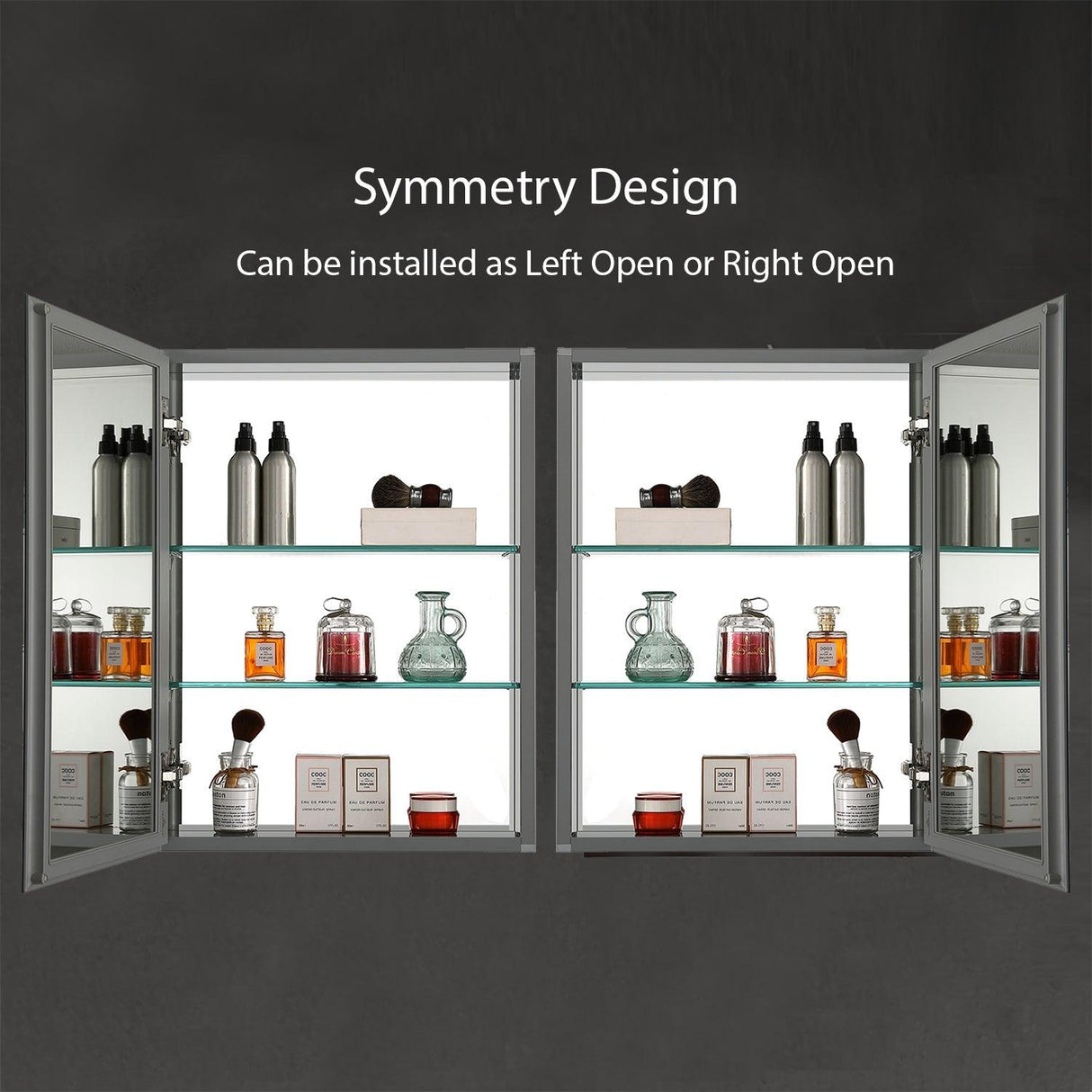 Blossom Aluminum Medicine Cabinet with Mirror – MC8 1620