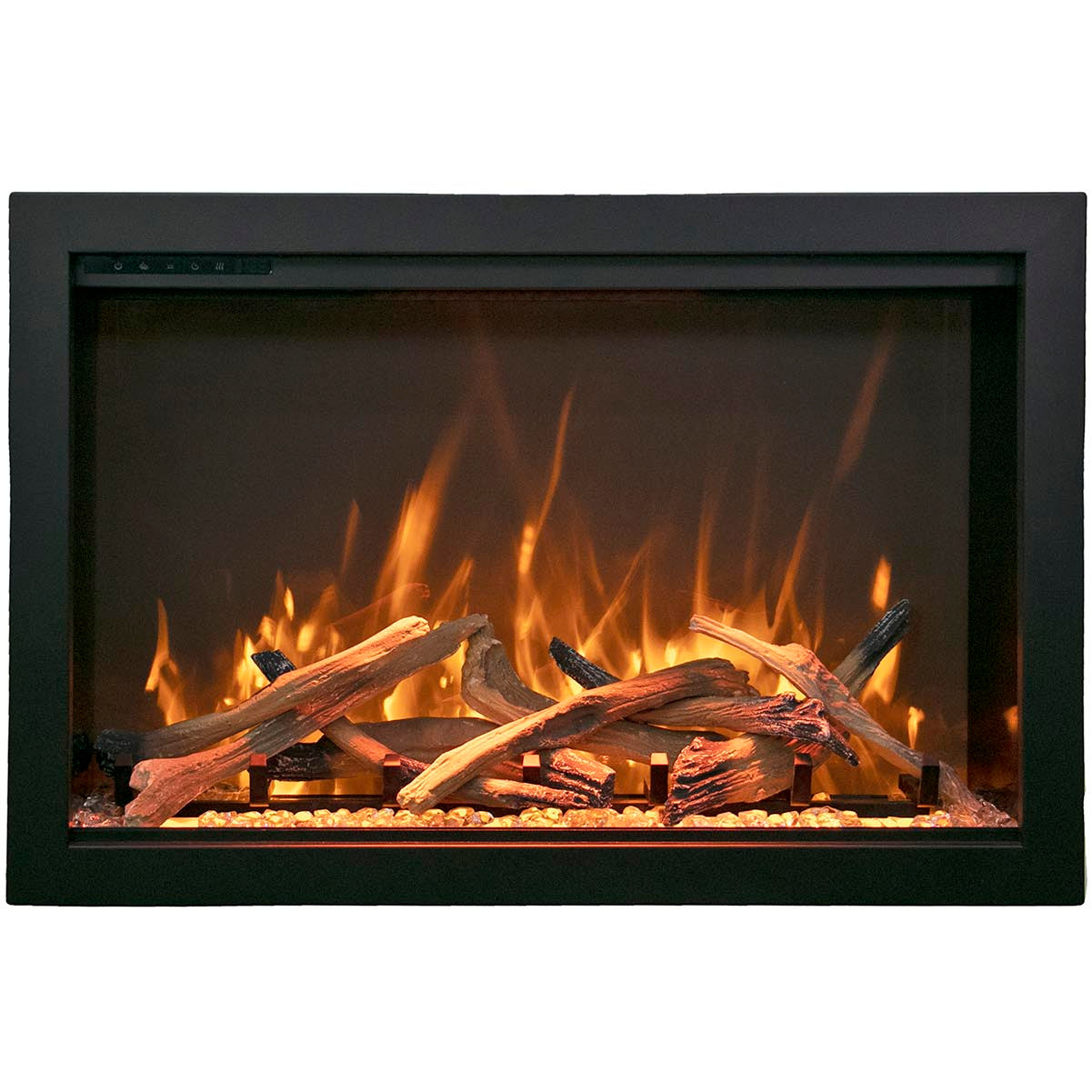 Amantii TRD-44-BESPOKE Traditional Bespoke - 44" Indoor / Outdoor Electric Insert Featuring, WiFi Compatibility, Bluetooth Connectivity, Multi Function Remote, and a Selection of Media Options