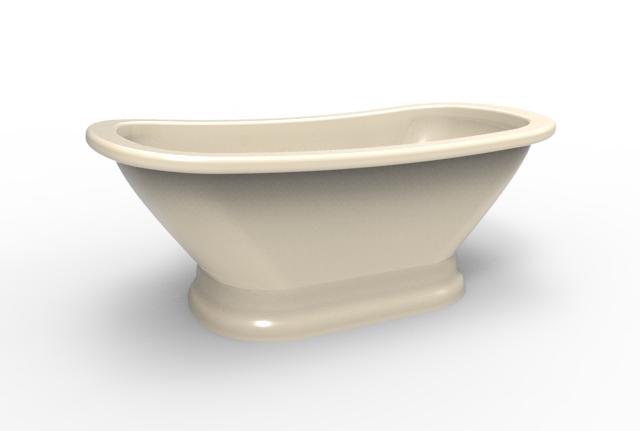 Hydro Systems JAD6632STO-WHI JADE 6632 STON TUB ONLY - WHITE