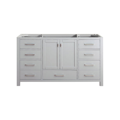 Avanity Modero 60 in. Single Vanity Only in Chilled Gray finish